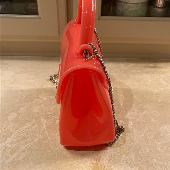 Furla Pink Candy Jelly Metropolis Mini Crossbody Bag - Picture 4 of 7